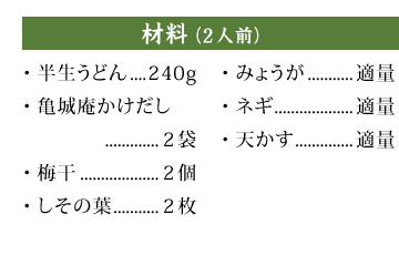 材料（2人前）