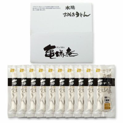 創業以来人気No.1!並切麺300g10本入りお徳用つゆなしセット【A